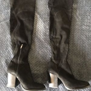 Woman’s  suede knee high boots